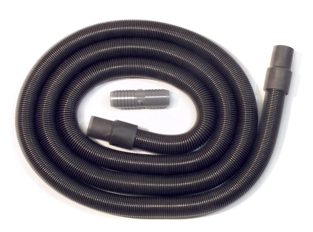 50280 – DAVE CARTER Sewer Hose, 21 Foot Length Retractable 1 Inch Diameter Black With Fittings